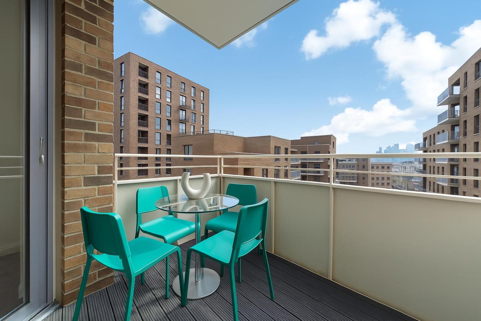 Apartment 1 Bed With Balcony In Bow *